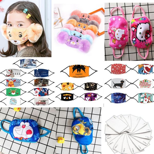 

mascarilla pm2 .5 filter kids mouth designer anti dust reusable mask activated carbon filter sequin cotton face mask with filter 50pcs lot