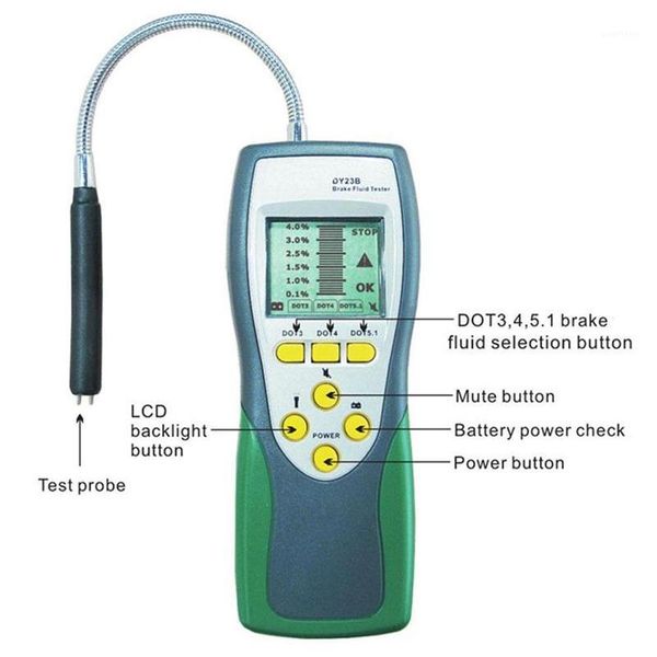

brake oil testing pen automobile brake oil water content detection diagnostic instrument pen motorcycle fluid tester1