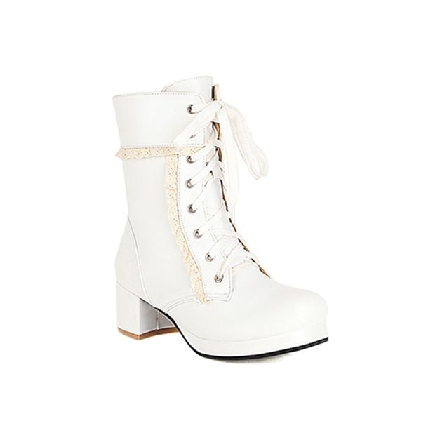 

2021 the new casual finger round foot warm winter motorcycle boots fashion rentals-up teddy platform with robust ankle women's shoes h7, Black