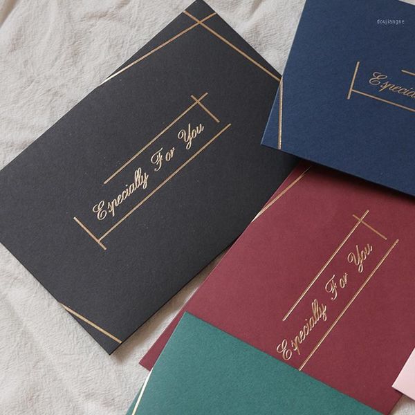 

20pcs/lot thicken paper blank or with bronzing word envelopes 187x124mm for greeting love letter business christmas gift1