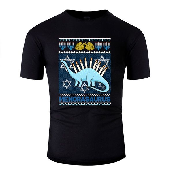 

hanukkah ugly christmas design menorasaurus funny men humor boy girl novelty male hoodie designers t shirts sweatshirt