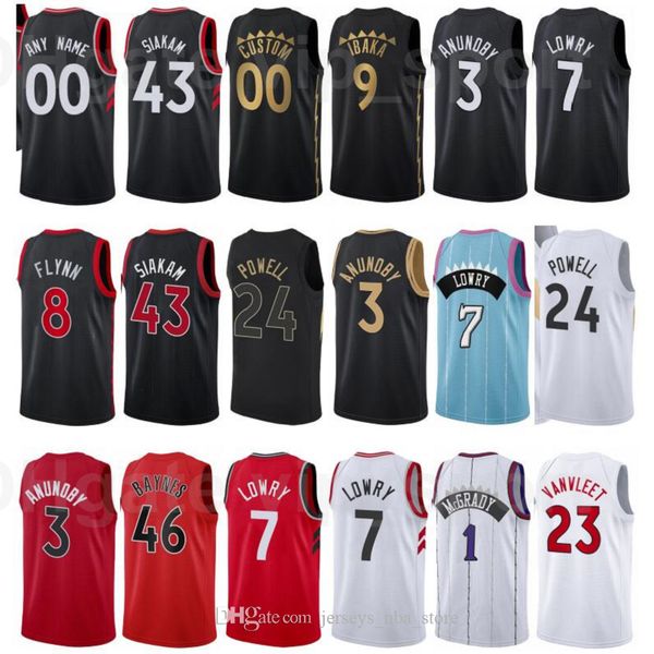 

print basketball tracy mcgrady jersey 1 matt thomas 21 terence davis 0 chris boucher 25 aron baynes 46 vince carter city earned edition, Black;red