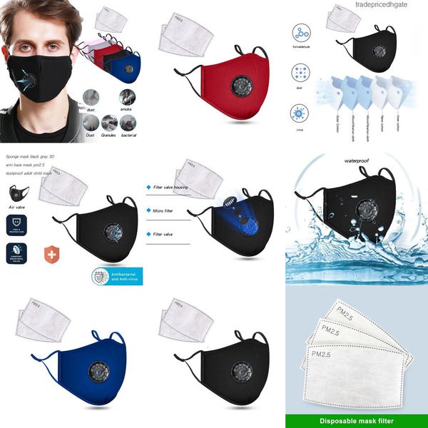 

mouth m2.5 respirator mask face dust wholesale smog air pollution washabl 8jgc