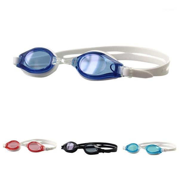 

goggles swimming anti-fog uv adjustable plating waterproof silicone glasses eyewear arrival 2021.1