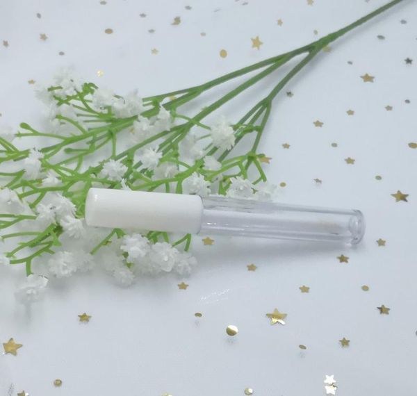 

50 шт. пустой прозрачный l пустая глянцевая трубка для губ, элегантная матовая пластиковая жидкая помада контейнер для помады, diy sqcogf dh