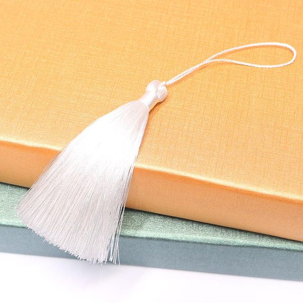 

10pcs vintage vertical silk key tassel diy keychain cellphone jewelry decorative bookmark tassels gift box craft tassels fringe h bbyhnj
