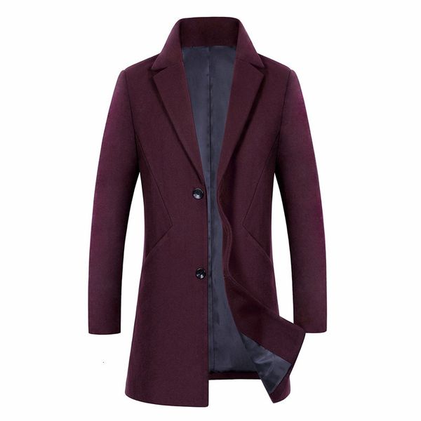 

2021 New Spring Men Coats Business Men's Coat Cultivate Morality Dust-coated Elegant Long A098d69p IWEA, Tan;black