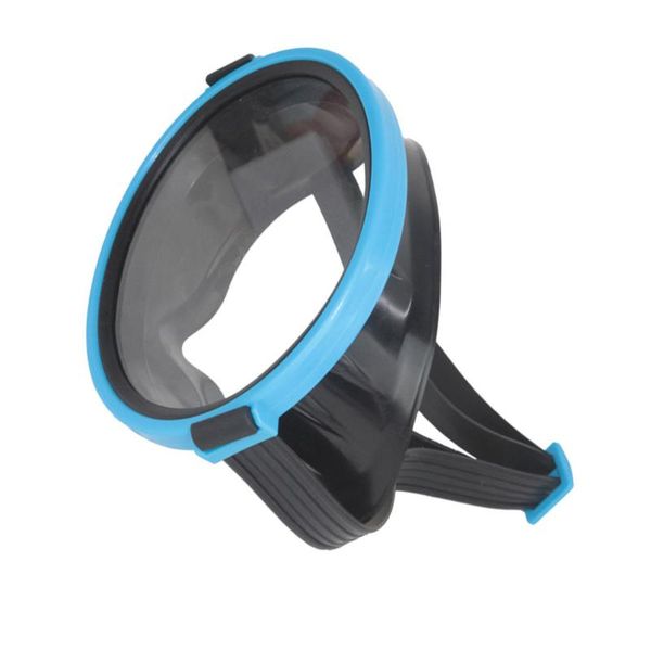 

1 pc diving mask glass swim goggle pe frame swimming mask anti-fog dive goggle (blue)