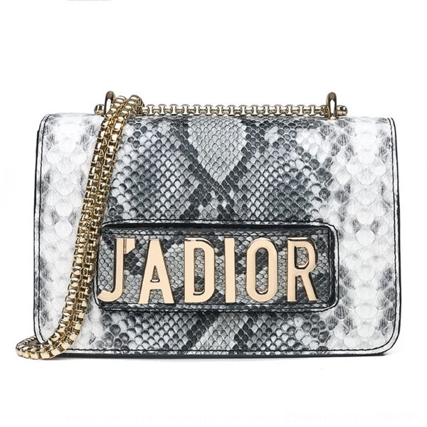 

bjzlj serpentine women's classic chain small square shoulder square small 2020 new pu shoulder bag personalized letter messenger bag nd