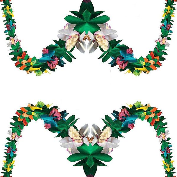 

party decoration tissue flower garland for summerÂ tropical hawaiian luau beach Â jungle theme birthday wedding baby shower