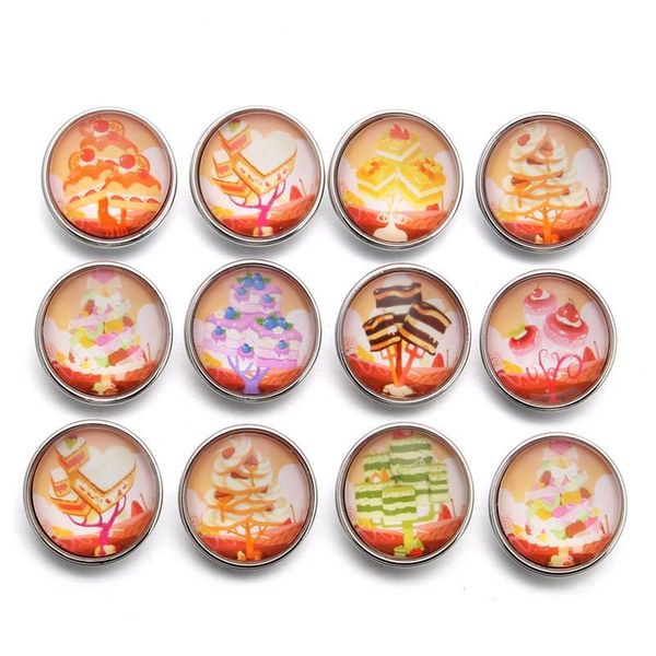

10pcs/lot tree of life glass snap buttons fit 18mm/20mm diy snap bracelet buttons jewelry 10pcs/ bbycid