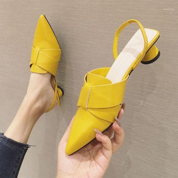 

dress shoes women sandals high heels summer brand woman pumps thin party pointed toe slip on office ladie shoe plus size1, Black