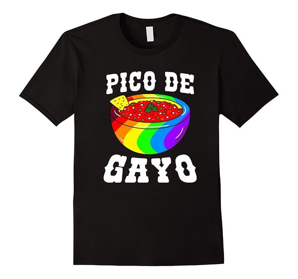 

new men summer tee shirt pico de гайо радуга lgbt t-shirt - gay pride flag сальса tee смешная футболка спортивная с капюшоном толстовка толс