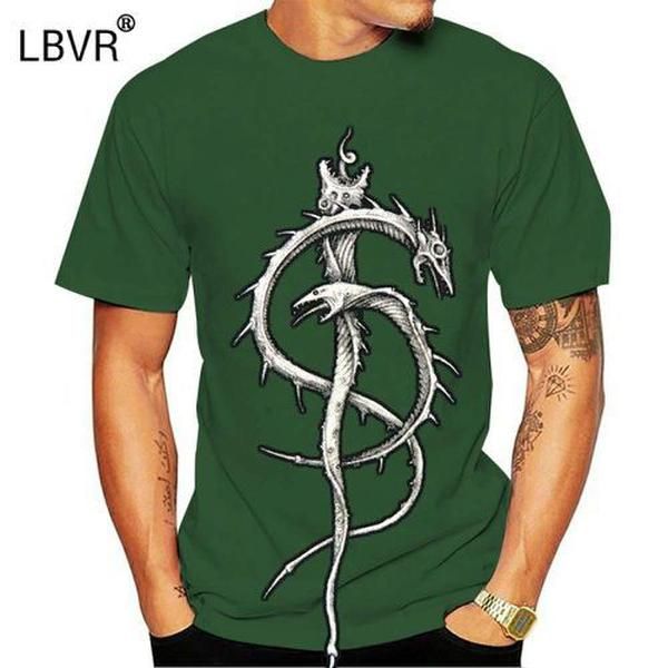 

vtg skinny puppy last rights world tour 1992 snakes t-shirt reprint 2020 fashion 100% cotton slim, White;black