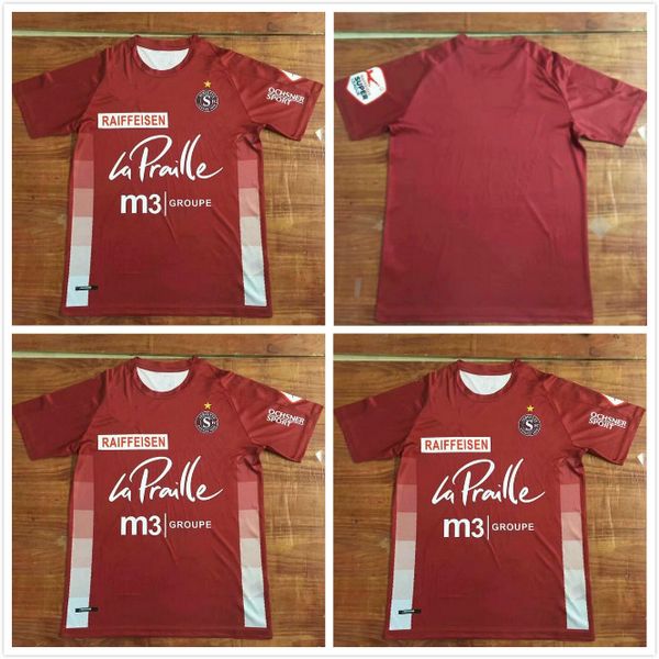 

2020 2021 servette fc soccer jerseys 20 21 home football shirt switzerland club servette men uniform maillot de futol camiseta, Black;yellow
