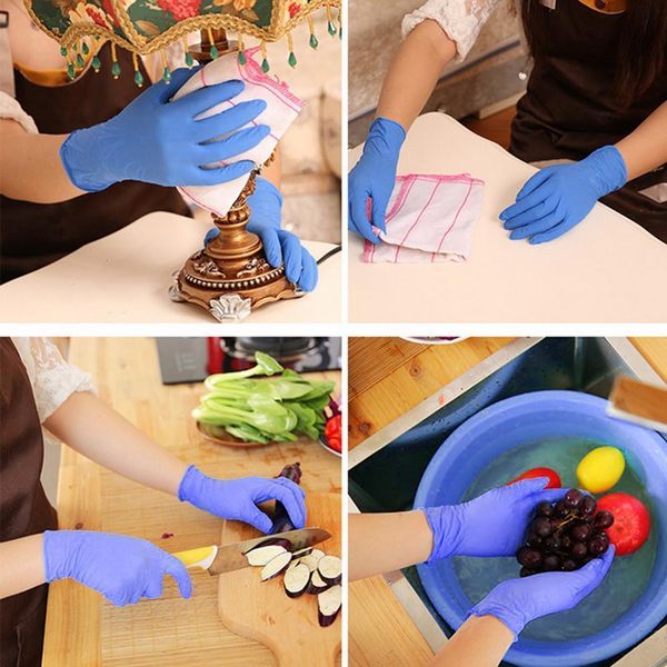 

natural rubber 100pcs comfortable mechanic waterproof latex real disposable gloves