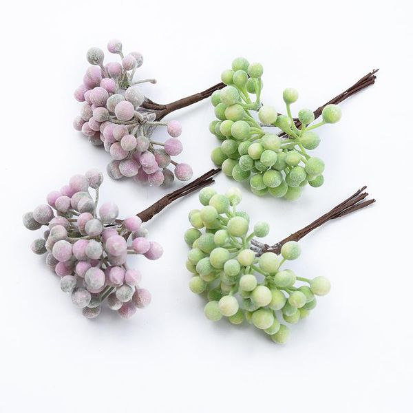 

6шт свадебные декоративные цветы венки вазы для домашнего декора скрапбукинг diy рождественские ремесла diy подарки искусственные растения д