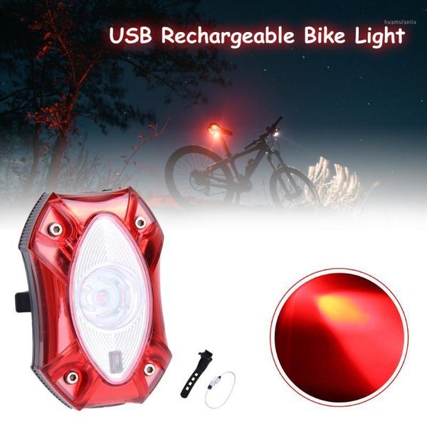 

3w bicycle rear light usb rechargeable led bike tail light ultra bright cycling safety1