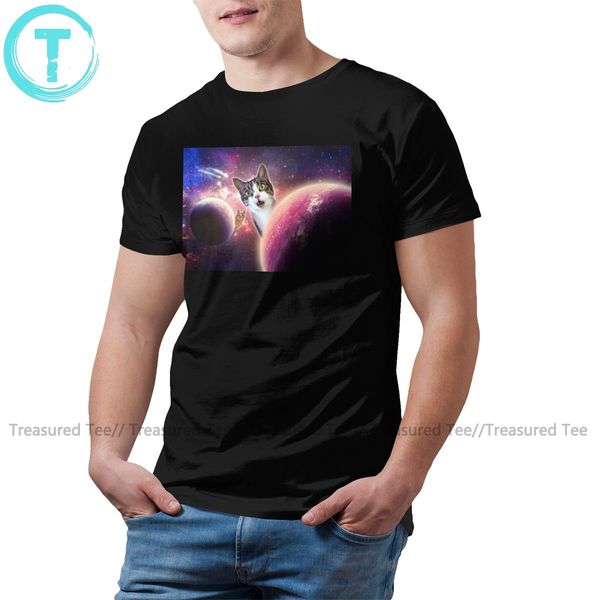 

space cats space cats lol funny 100 percent cotton mens short sleeve basic hoodie designers t shirts sweatshirt