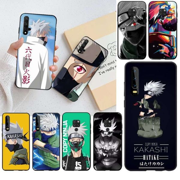 

1dwnaruto kakashi hatake shell huawei p40 p30 p20 lite pro mate 30 20 pro p smart 2019