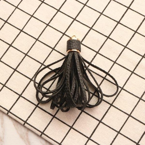 

12pcs lot personalized suede tassel pendants leather tassels for keychain bag cellphone pendant home decoration diy accessories h qylupo