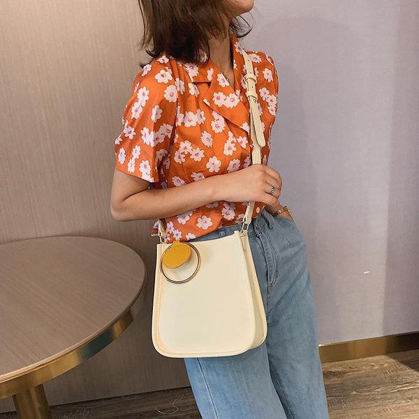 

korean style hipster bag female 2020 new style western shoulder bag fashion casual messenger square sling