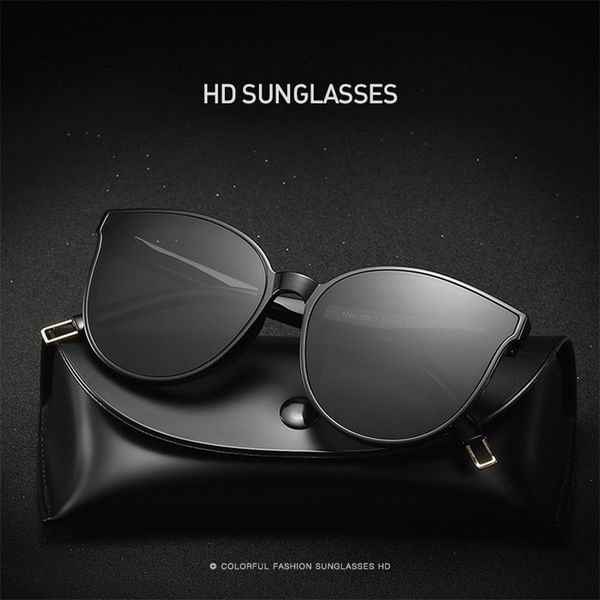 

women retro sunglasses cat eye fashion elegant pink blue mirror oversized sun glasses uv400 oculos de sol feminino