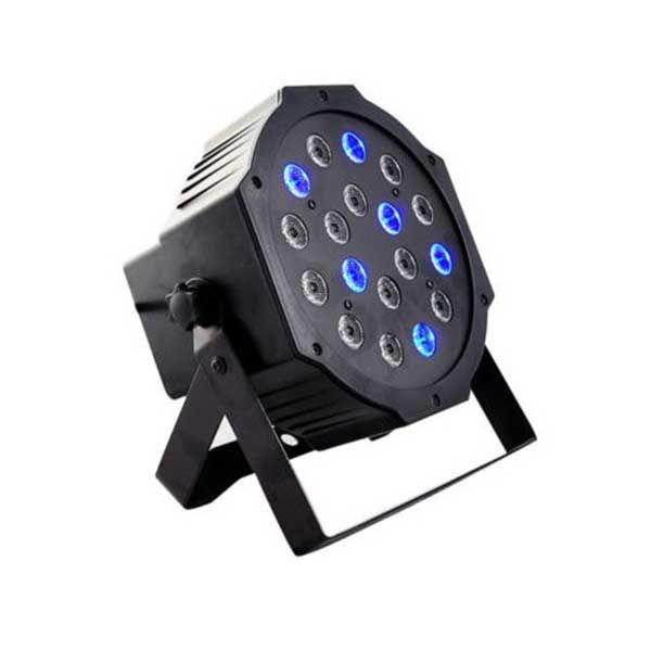 

18-led red & green & blue light voice control parcan projector lamp with remote controller black for stage lighting