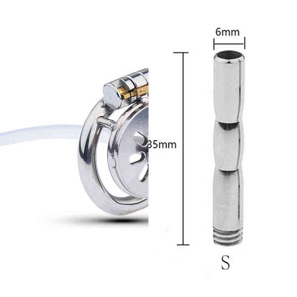 Nxy Cockriings Nova Chastragem Chastity Cajeiro Penis Anel Uretral Plug Galo Dilator Brinquedos Sexuais Para Homens Mastubators Dick Scotum Stimulator 0215