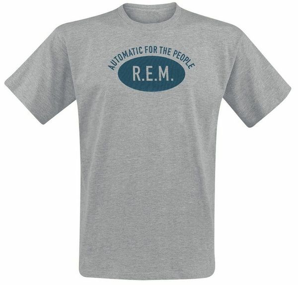 

r.e.m. automatic for the people t-shirt mottled grey plus size clothing tee shirt sport hooded sweatshirt hoodie