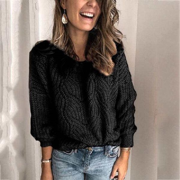 

women sweater fashion hollow out sweatshirts europe and america style women knitted sweater womens pullover sweaters size s-2xl, White;black