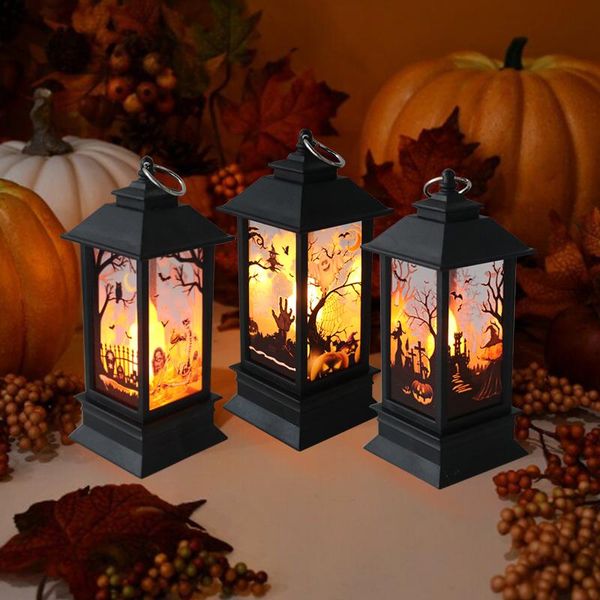 

party decoration halloween lantern home garden horror tombstone light hanging ghost pumpkin candles lamp