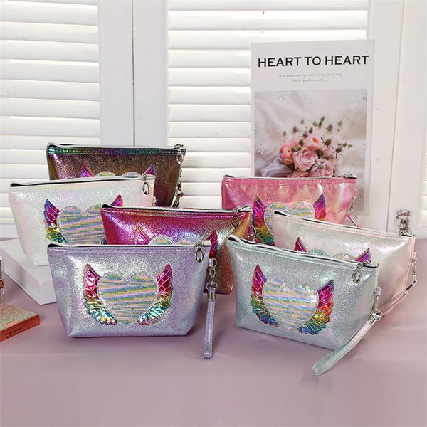 

1000pcs new fashion cosmetic bag women makeup case pvc beauty organizer pouch female jelly bag lady bag