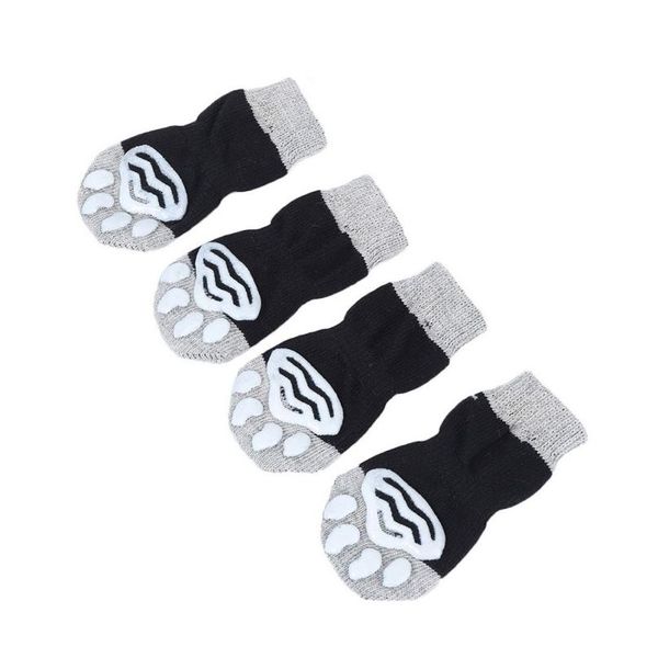 

4pcs antiskid puppy shoes soft knit pet dog shoes small dog prewalkers soft pet products supplies pet wmtpod