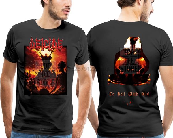

deicide to hell with god shirt s m l xl officl death metal t shirt black tshirt sport hooded sweatshirt hoodie