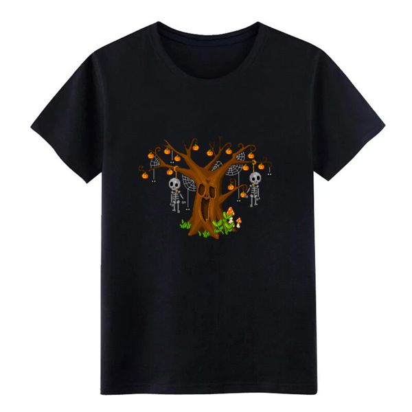 

men's halloween tree pixel art t shirt create cotton o-neck formal fitness basic spring normal shirt sport hooded sweatshirt hoodie