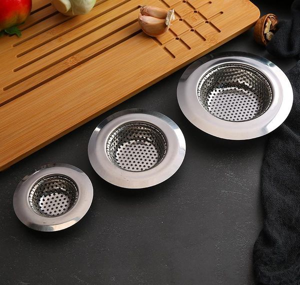 

11 9 7cm kitchen sewer wash basin filter sink drain bathroom anti-blocking floor drain stylish stainless steel fregadero de