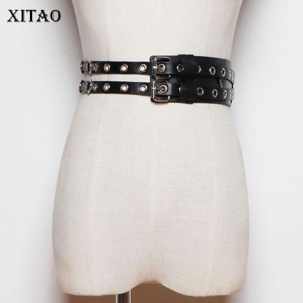 

xitao women fashion cummerbunds 2020 winter patchwork goddess fan casual style loose elegant minority loose cummerbunds zy2053, Black;brown
