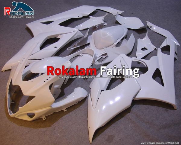 

all white fairing parts gsxr1000 05 06 for suzuki 2005 gsx-r1000 aftermarket gsxr 1000 2006 motorcycle fairings kits k5 (injection molding)