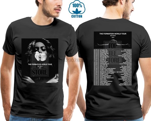 

the formation tour 2020 beyonc black t shirt short sleeve cotton sport hooded sweatshirt hoodie