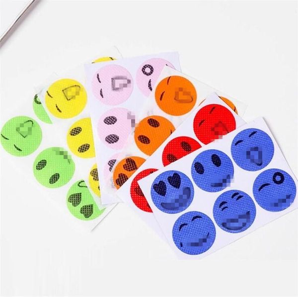 

6000 pcs (1 set=6 pcs) anti mosquito sticker patch citronella mosquito killer smiling face mosquito repellent
