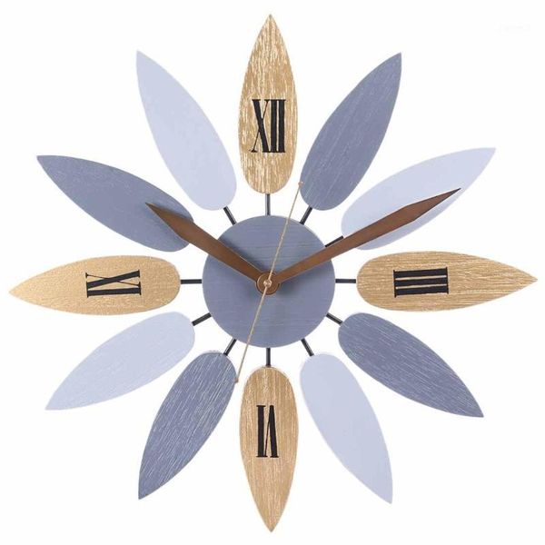 

hollow leaf silent wall clock for home decor creative large decorative wall clocks new style clocks1