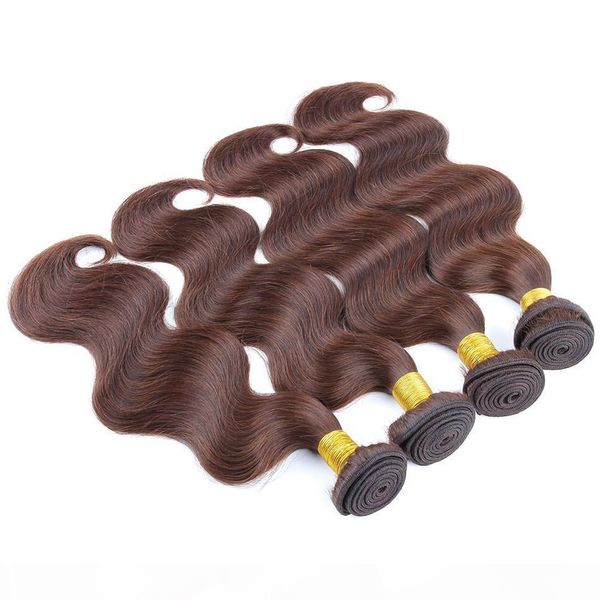 

3pcs lot body wave peruvian hair,100% remy human hair extension,8a color 4 ing, Black