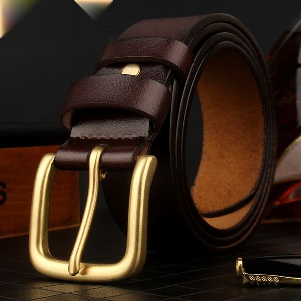 

nfmua pure 140150160170180cm leather large cattle 140150160170180 pinextended pure coppermen's leather large cattle belt copper men&#03, Black;brown