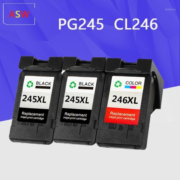 

ink cartridges remanufactured for canon pg-245 xl pg-245xl pg 245 pg245 cl-246xl cl246 pixma ip2820 mx492 mg2924 mg25201