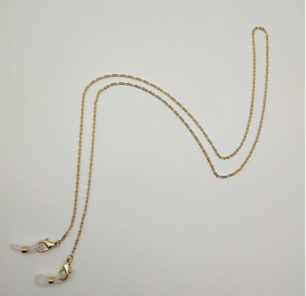 

2021 chic simple gold color mask chain holder sunglasses chain lanyard neck chain accessories jewelry h jlltrw