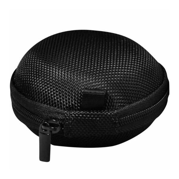 

travel carry portable protective zipper hard case cover bag box speaker (black)