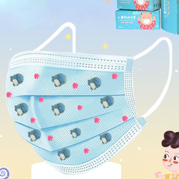 

10шт одноразовые ребенка девушка маски дети маска 3 слоя нетканые защиты mouth маски дети бинты maseczki mascsrillas wmtshq yycolor