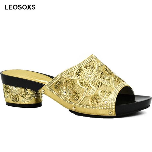 

latest african wedding shoes elegant italian women shoes with stone high heels women rhinestone pumps, Black