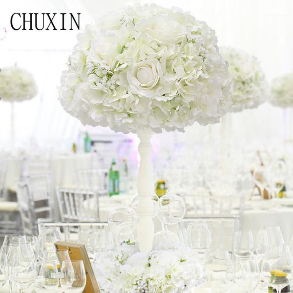 

decorative flowers & wreaths customized artificial gypsophila rose hydrangea flower ball home festival decoration wedding dining table road